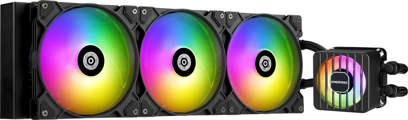 Vodna hladilna naprava, 420 mm, RGB, črna Enermax LIQMAXFLO ELC-LMF420T-ARGB
