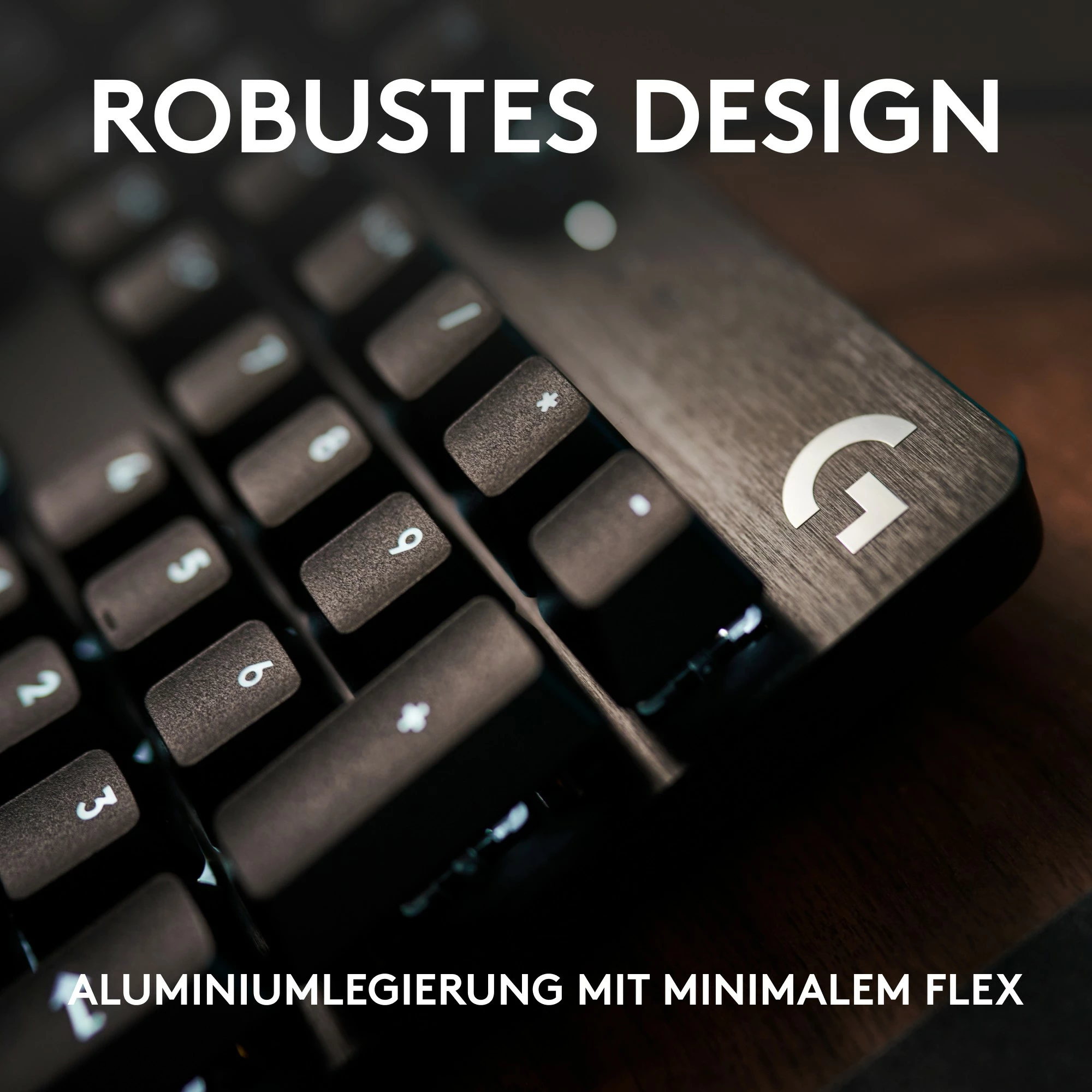 Mehanska tipkovnica brez številske tipkovnice Logitech G413 TKL SE, bela LED, črna