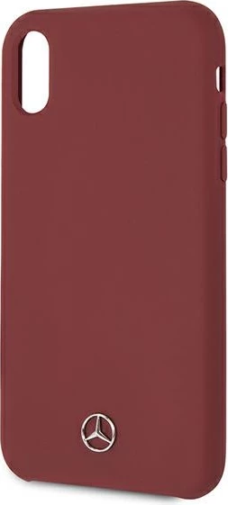 Silikonski ovitek za iPhone XR, Mercedes MEHCI61SILRE, rdeč