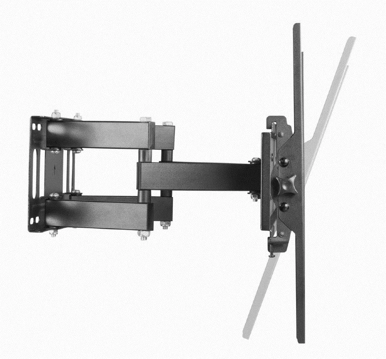 Stenski nosilec za TV do 70'', GEMBIRD WM-70ST-01, črn