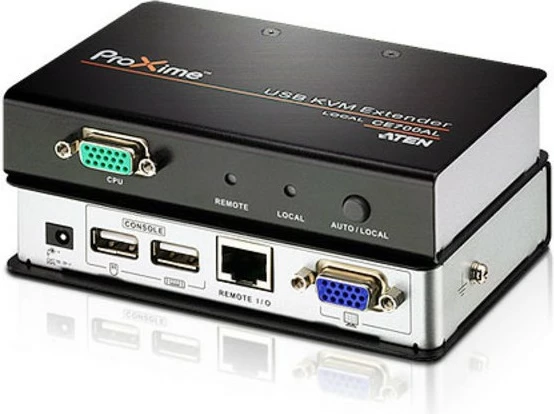 KVM podaljševalec, VGA/USB, 150 m, črn/siv ATEN CE700A