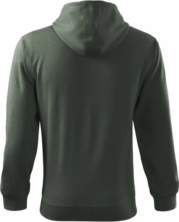 Duks z zadrgo Malfini Trendy Zipper M, zelena