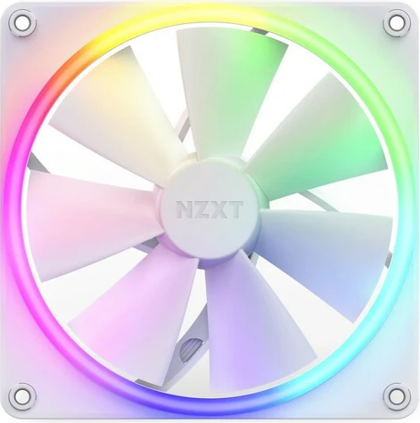 Ventilator 140 mm z RGB osvetlitvijo, NZXT F140, bel