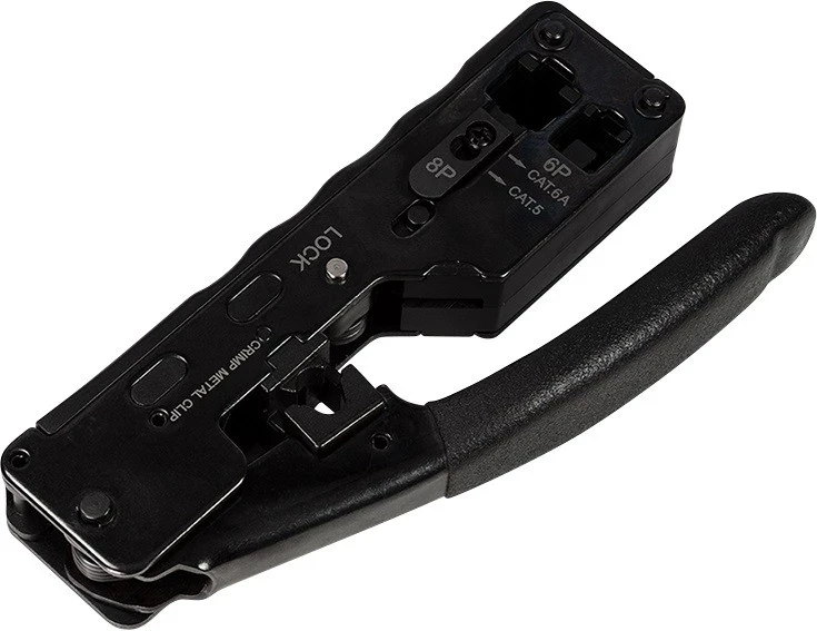 Komplet orodij za omrežje Logilink WZ0070, za kable Cat.6A in Cat.7, črn
