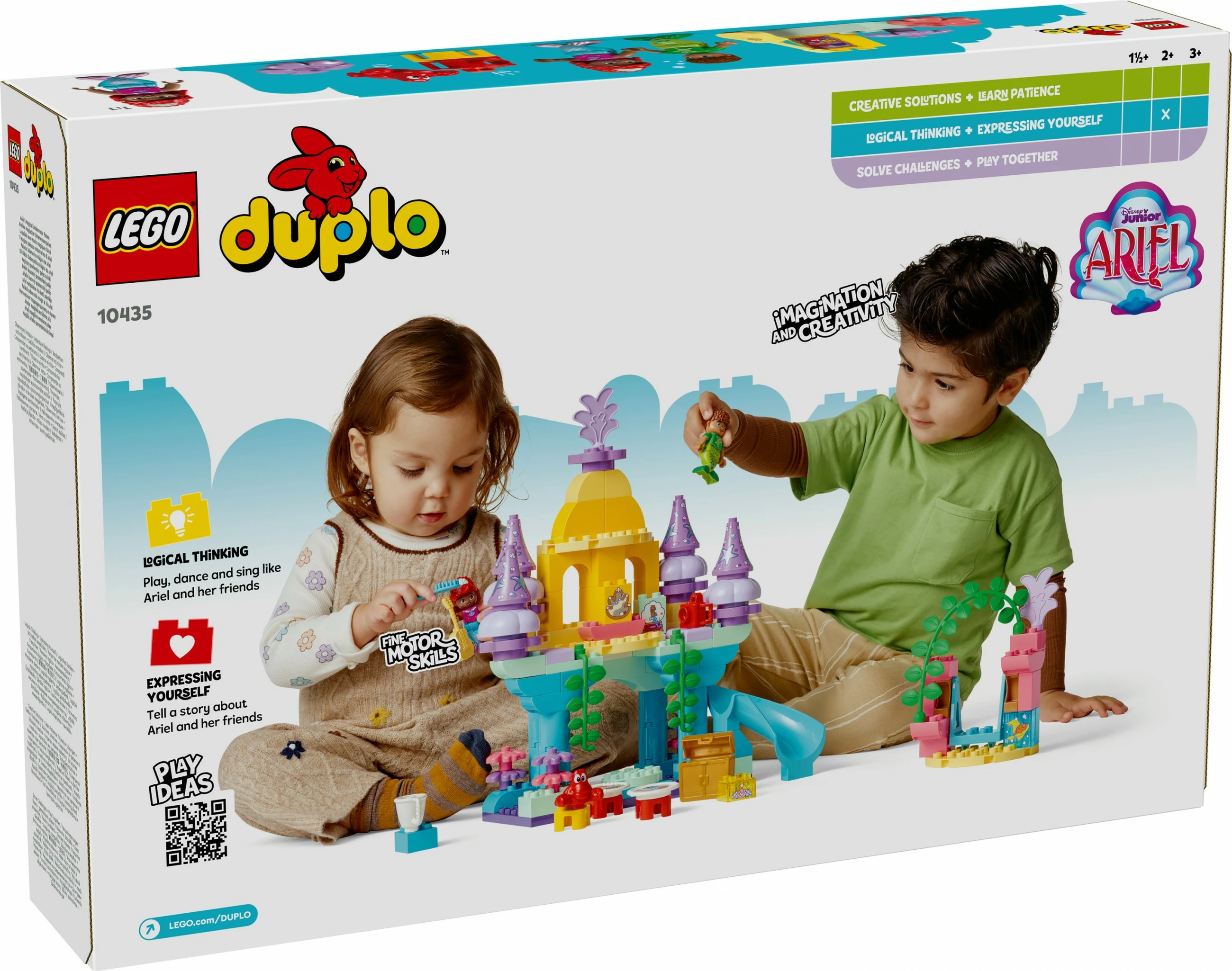 Magični podvodni grad Ariel Disney LEGO DUPLO 10435, večbarven