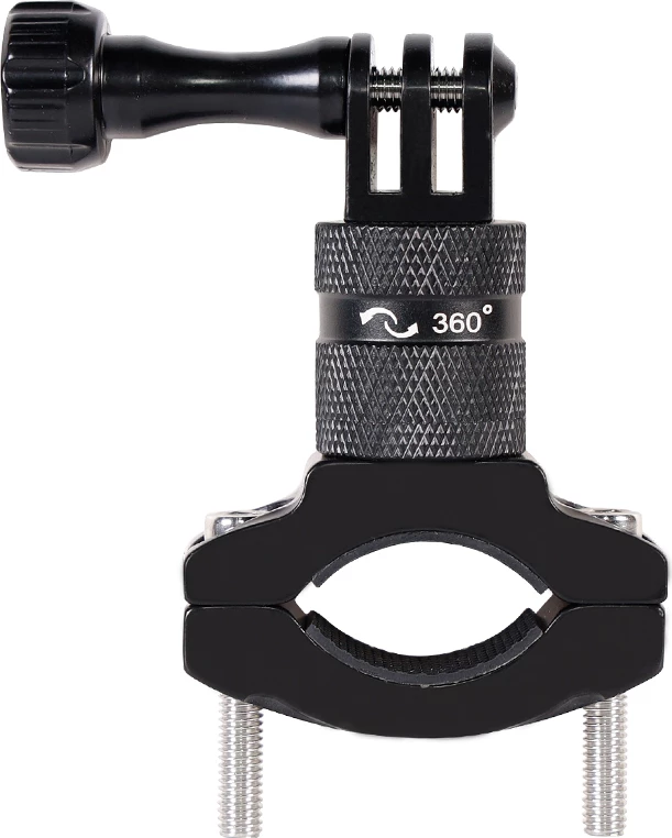 Držalo za športno kamero Hurtel za kolo, aluminijasta zlitina, črno