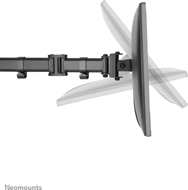 Namizni nosilec za monitor Newstar NM-D135DBLACK, 27", črn