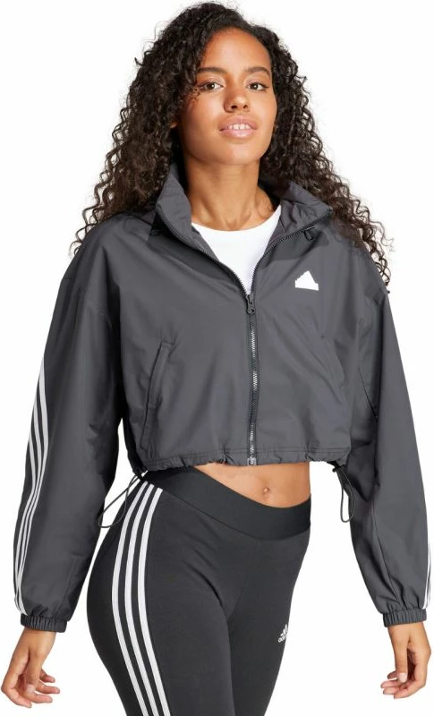 Jakna za ženske adidas, siva