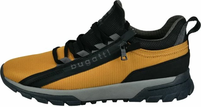 Čevlji Bugatti za moške, črno-oranžni