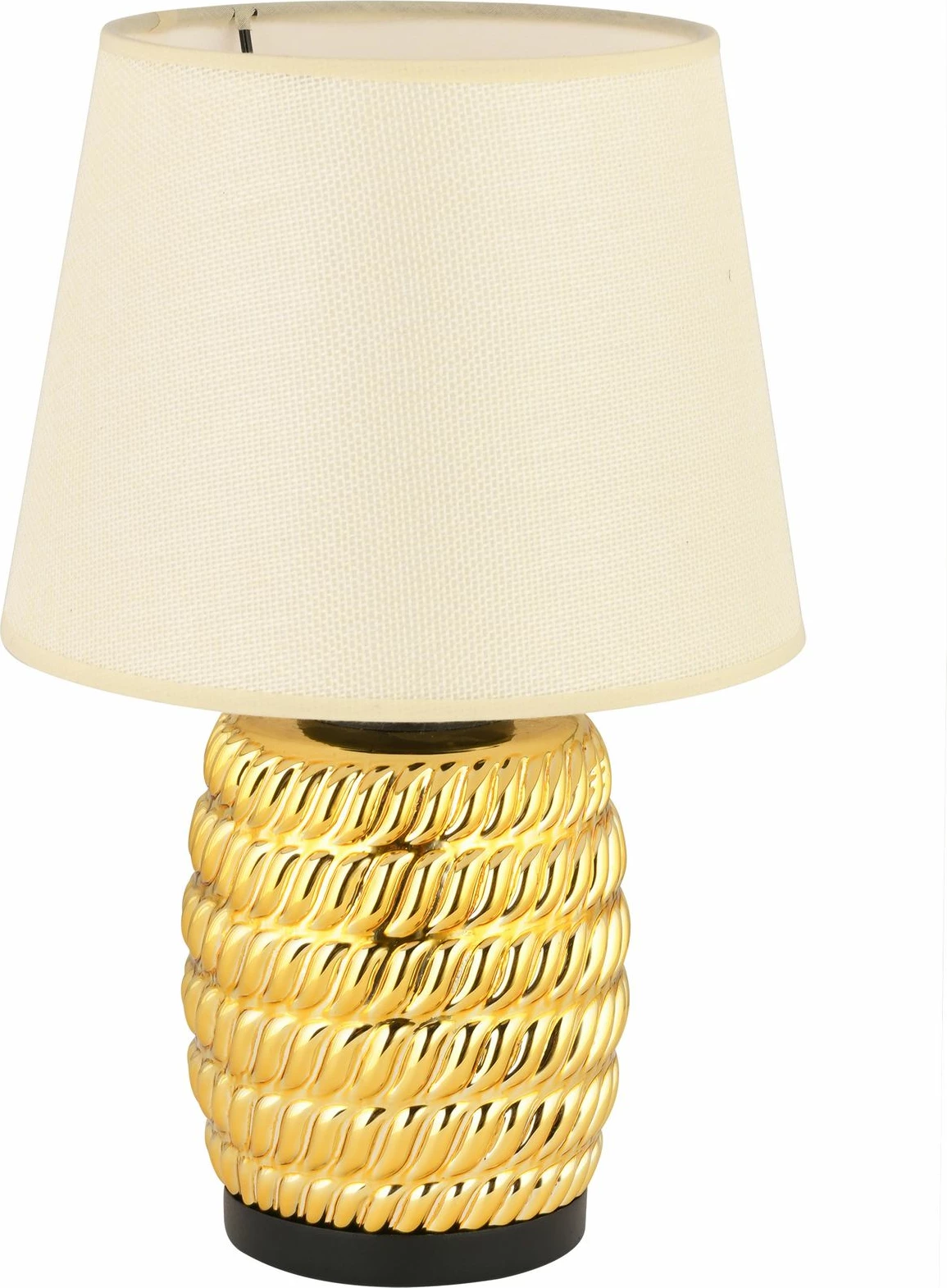 Namizna svetilka, stekleno telo, zlata, Opviq 64496