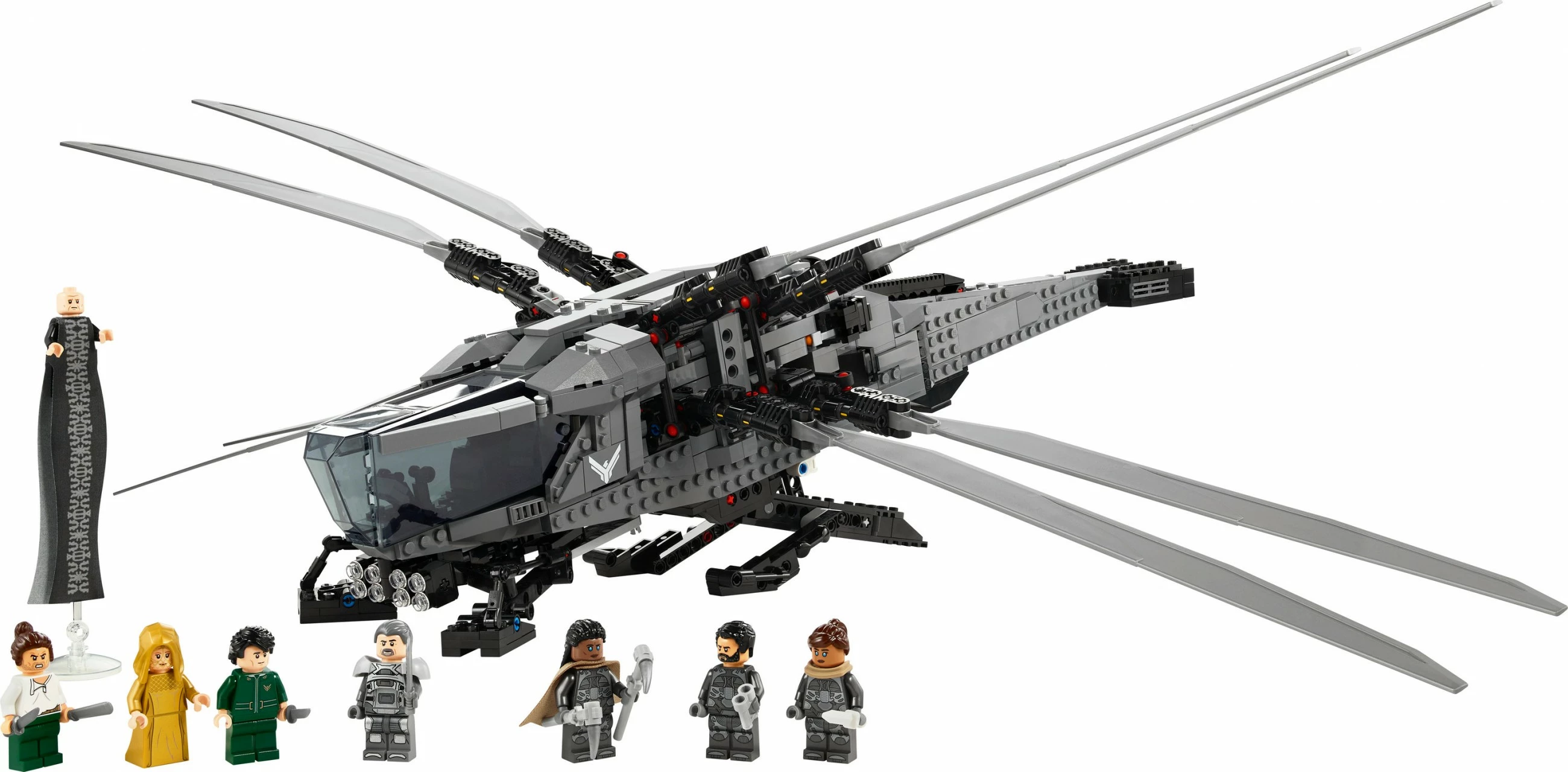 Komplet za sestavljanje Royal Ornithopter iz filma Dune, LEGO, 1369 kosov, večbarven