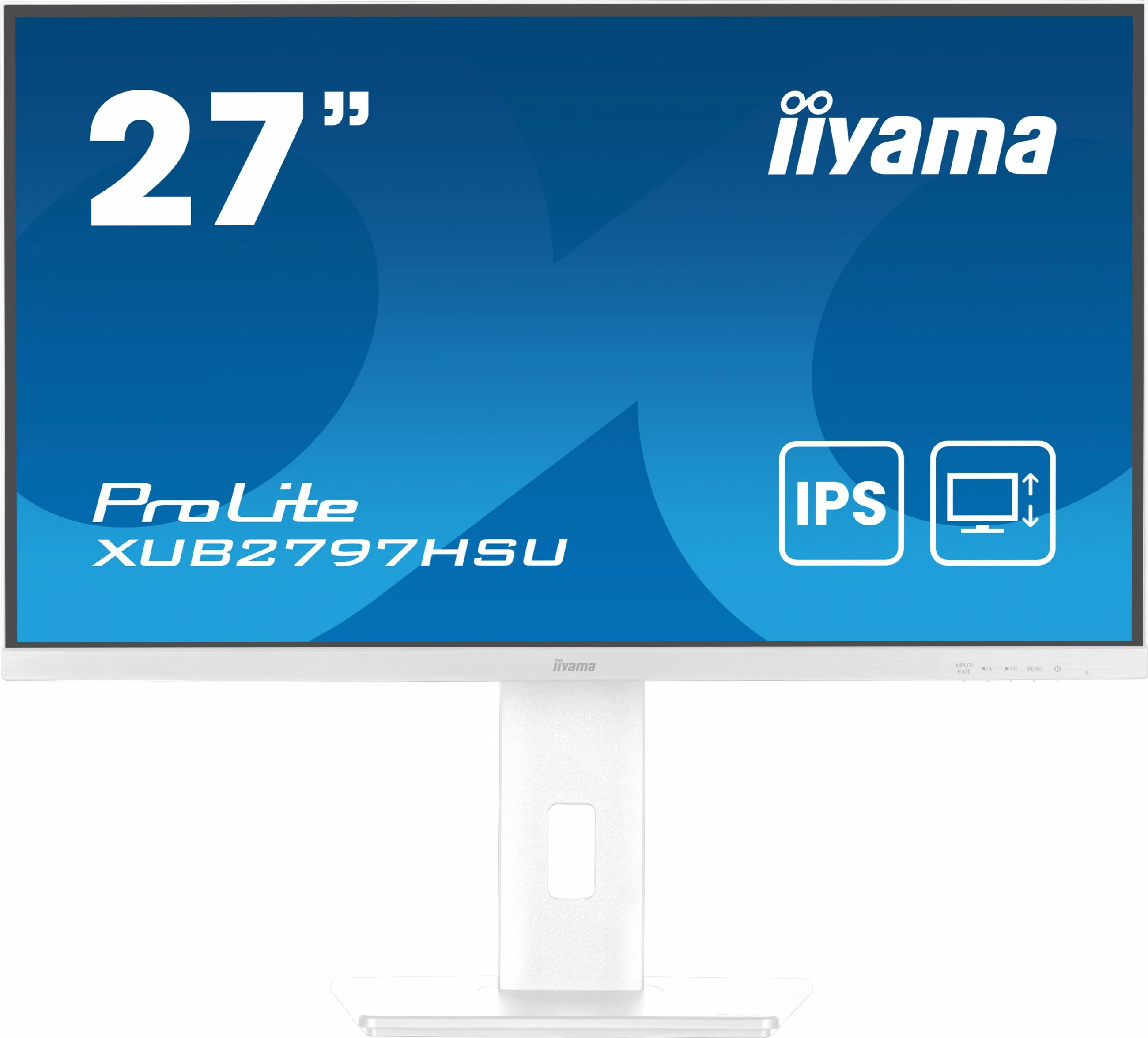 27" IPS zaslon, Full HD, iiyama ProLite XUB2797HSU-W2, bel
