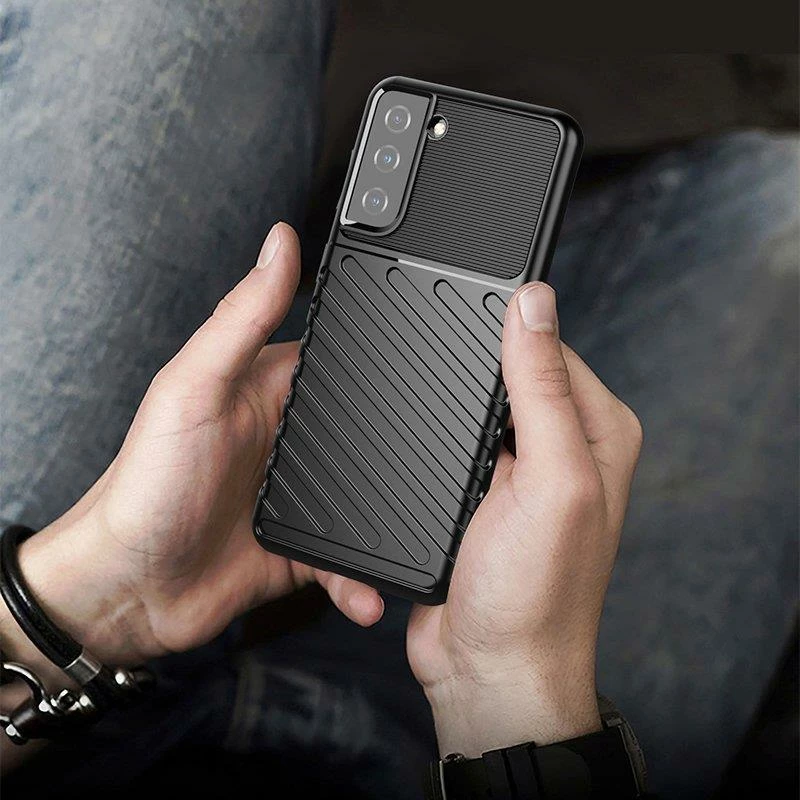 Zaščitni ovitek Hurtel Thunder Case za Samsung Galaxy A14 5G, TPU, moder