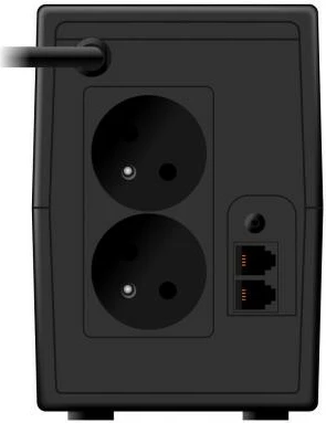 UPS 650 VA (360 W) Ever Easyline AVR USB, črn