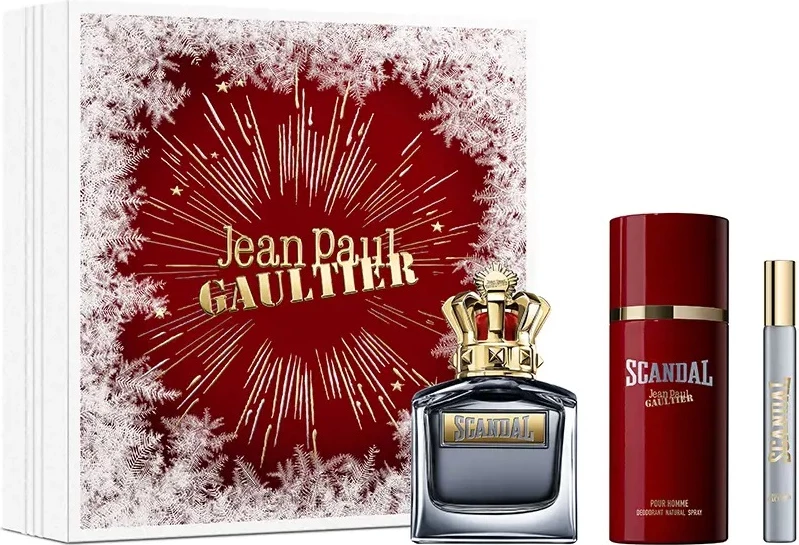 Set parfum in deodorant za moške Scandal Pour Homme, Jean Paul Gaultier, 100 ml + 10 ml + 150 ml