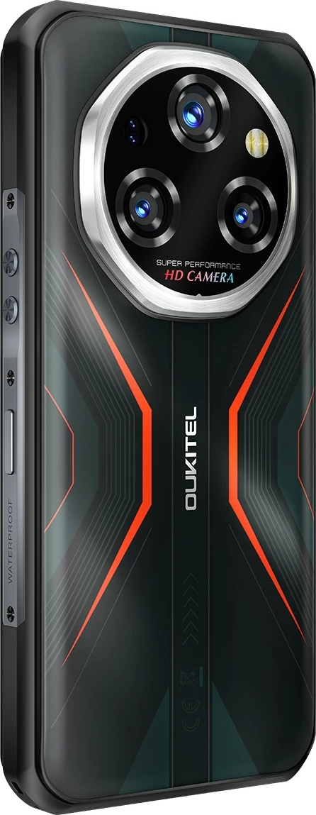 Robusten pametni telefon OUKITEL WP55 5G 12/256GB 6,6" 120Hz 11000mAh IP68/IP69K DS oranžen