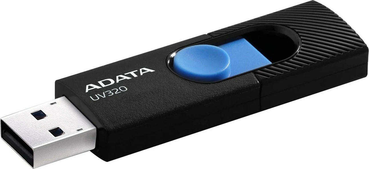 USB ključek Adata UV320, 128 GB, USB 3.2 Gen1, črno-modro