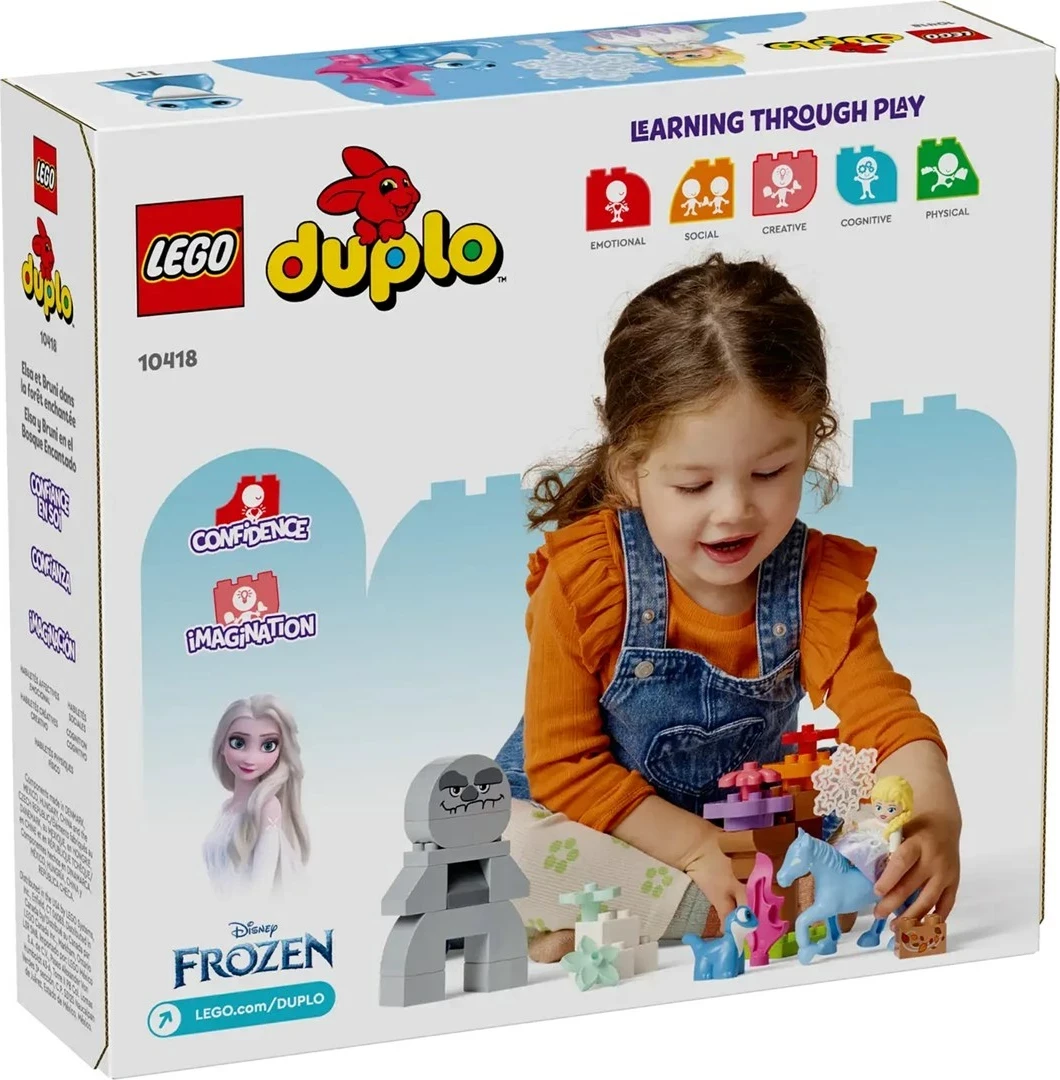 Igralni set v očarjanem gozdu, LEGO DUPLO 10418 Elsa in Bruni