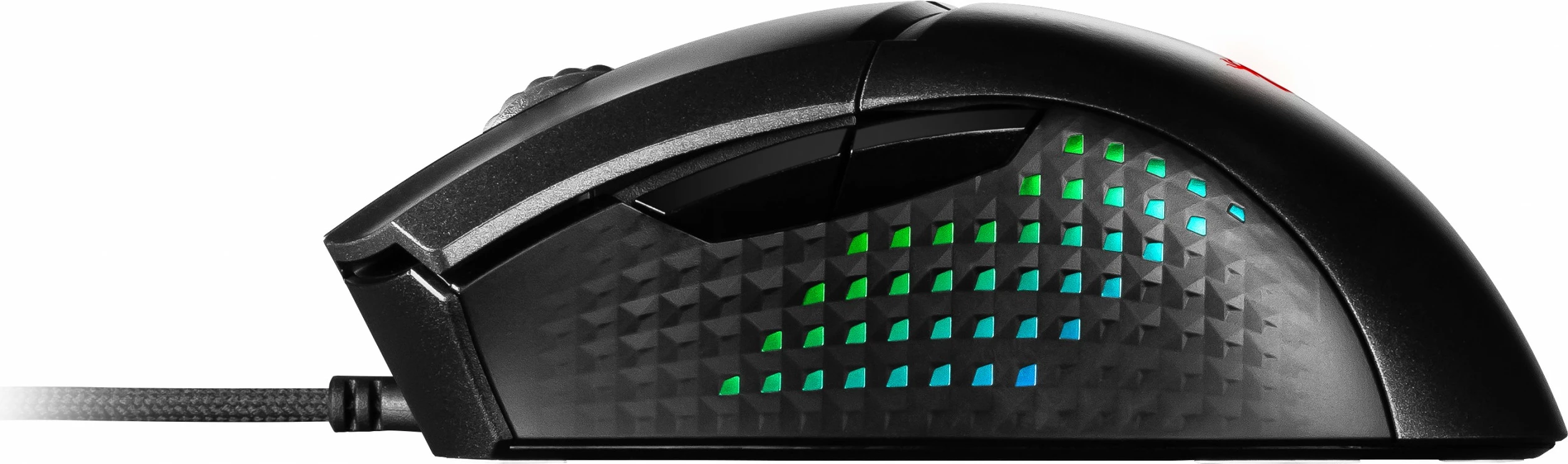 Brezžični lahki miš CLUTCH GM51, 26.000 DPI, MSI, črn