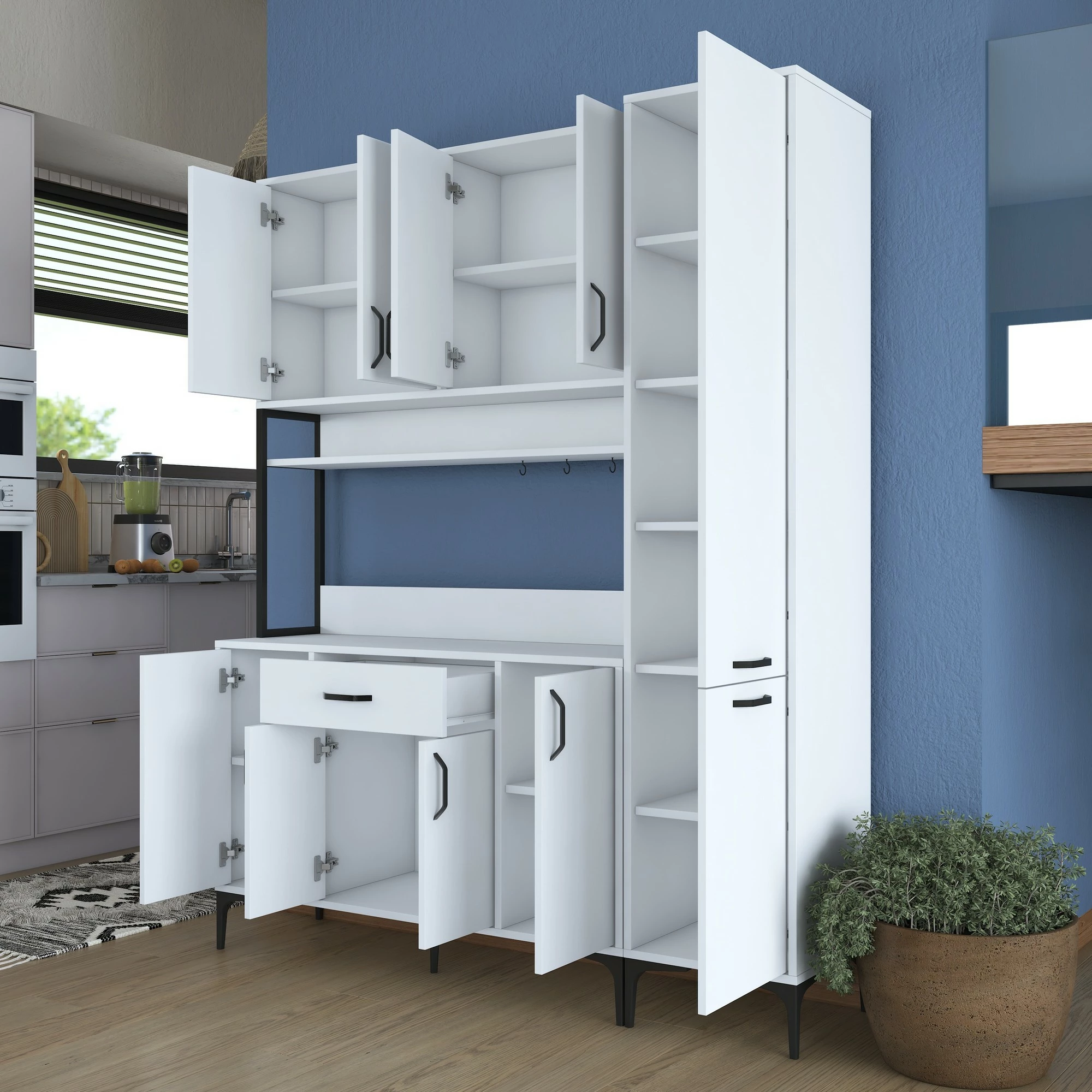 Večnamenska omara Hanah Home JE134 - 3055, bela