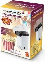 Aparat za kokice Esperanza EKP005W, 1200 W, bel/črn