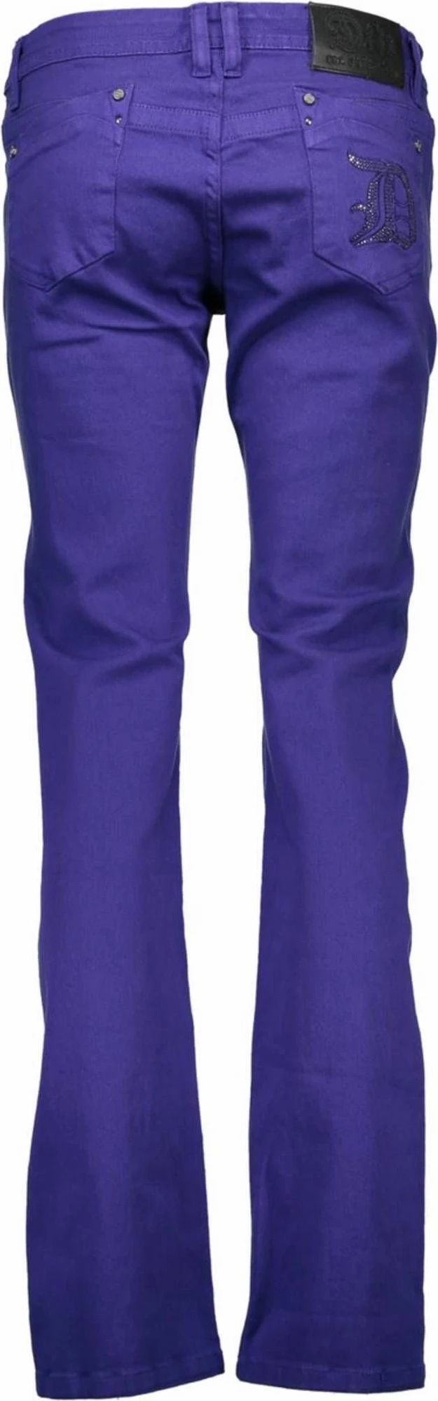 Hlače DATCH za ženske, vijolične