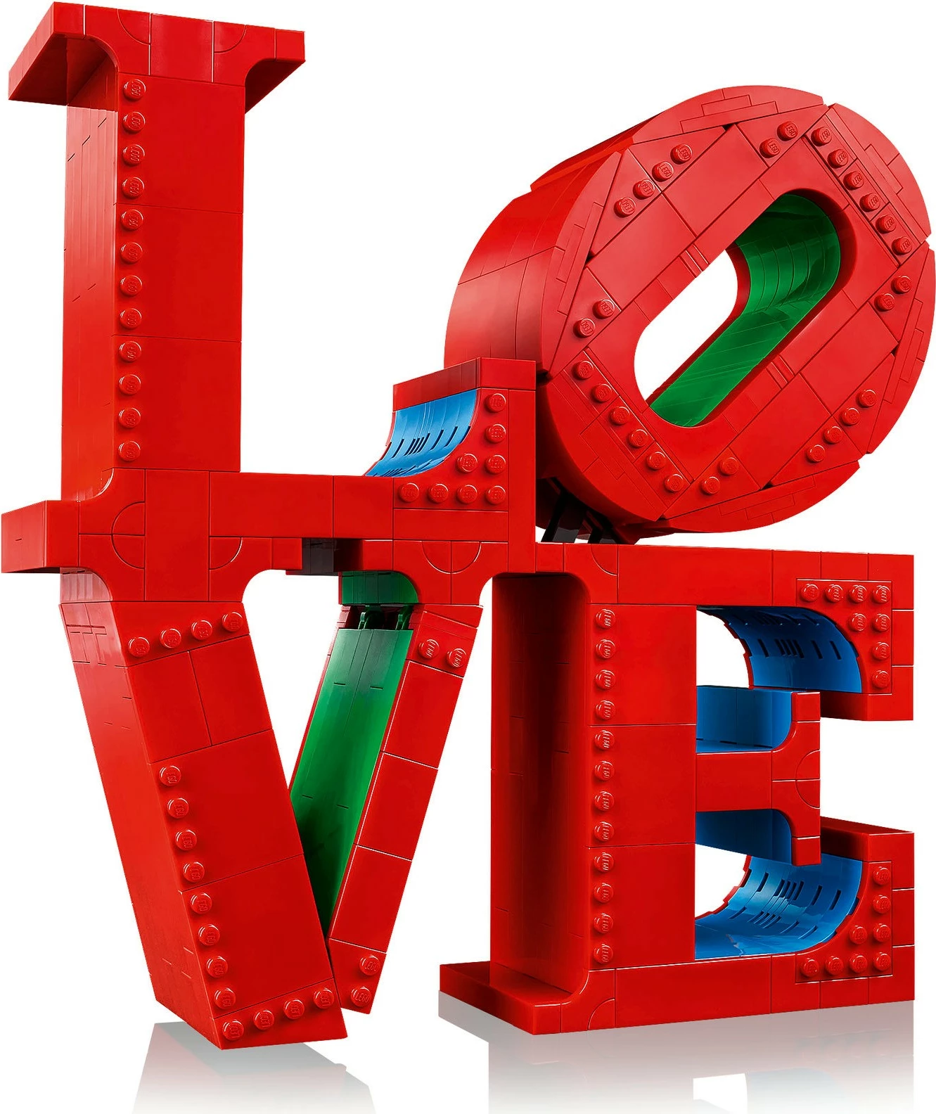Umetniški set LOVE, LEGO Art 31214, večbarven