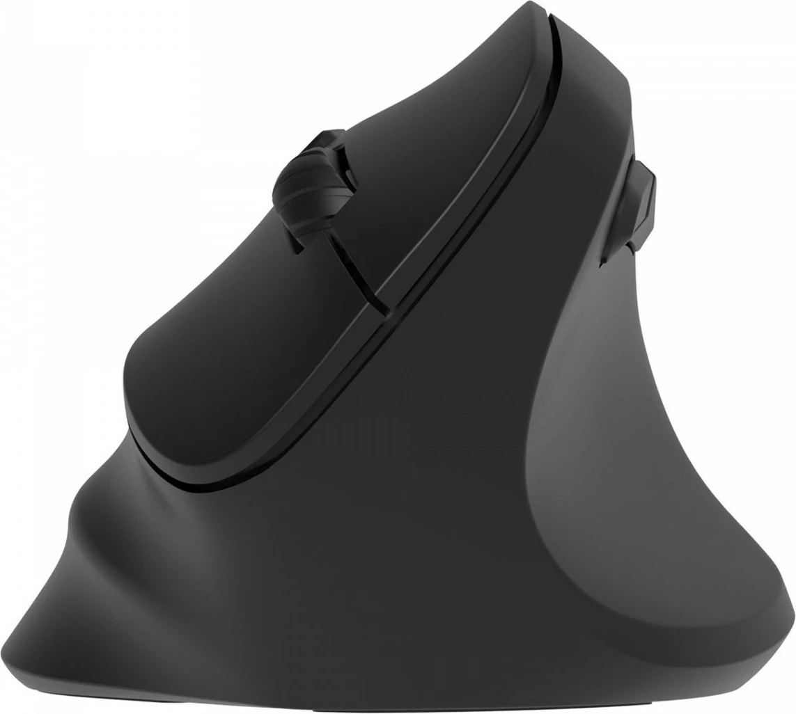 Ergonomska brezžična miška za desno roko YENKEE YMS 5060, 2400 DPI, črna