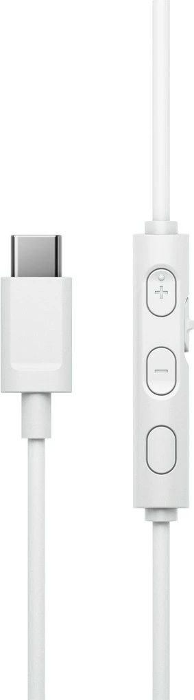 Slušalke USB-C z mikrofonom in krmilnikom, JVC HA-S33UC, kabel 1,2 m, bele