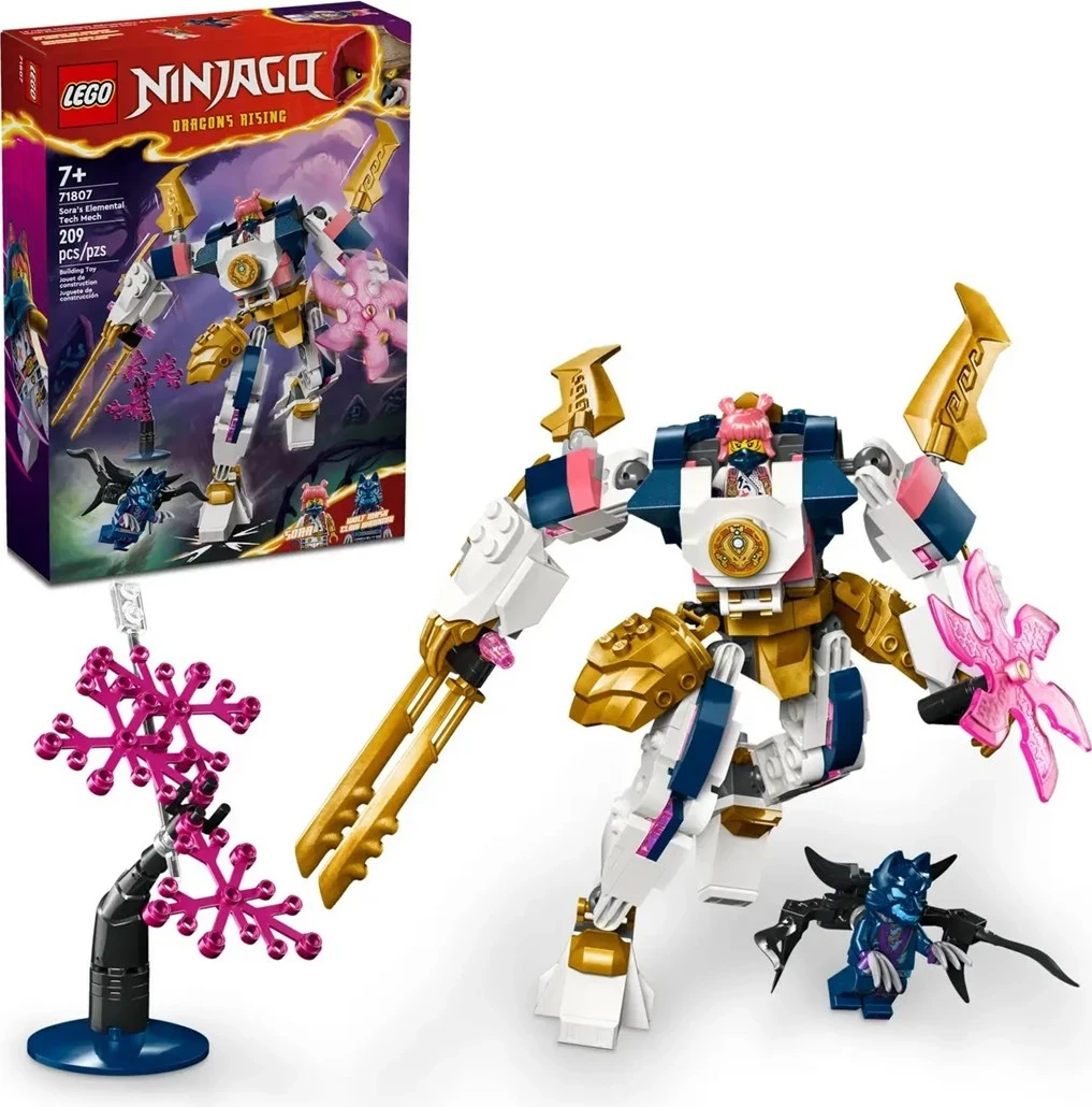 Elemental Tech Mech Sora — LEGO NINJAGO 71807, 209 delov