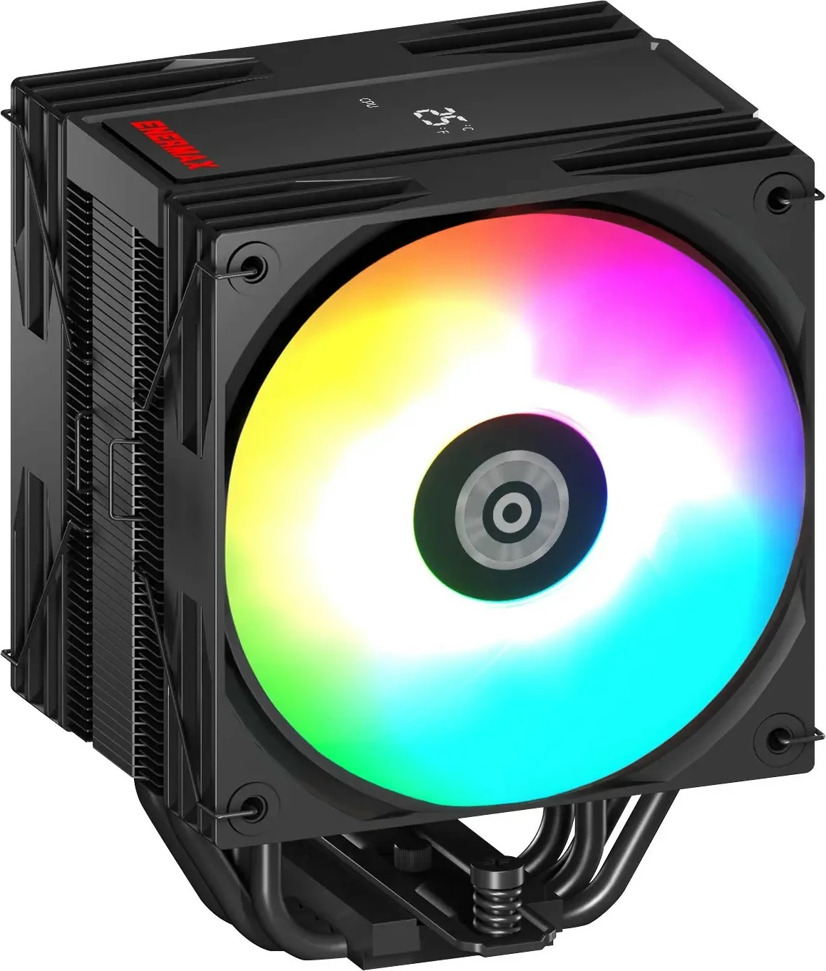 Hladilnik za procesor Enermax ETS-T41D, 2x120mm, ARGB, črn