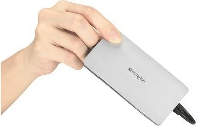 USB-C hub Kensington UH1400p, 85W, črn, srebrn