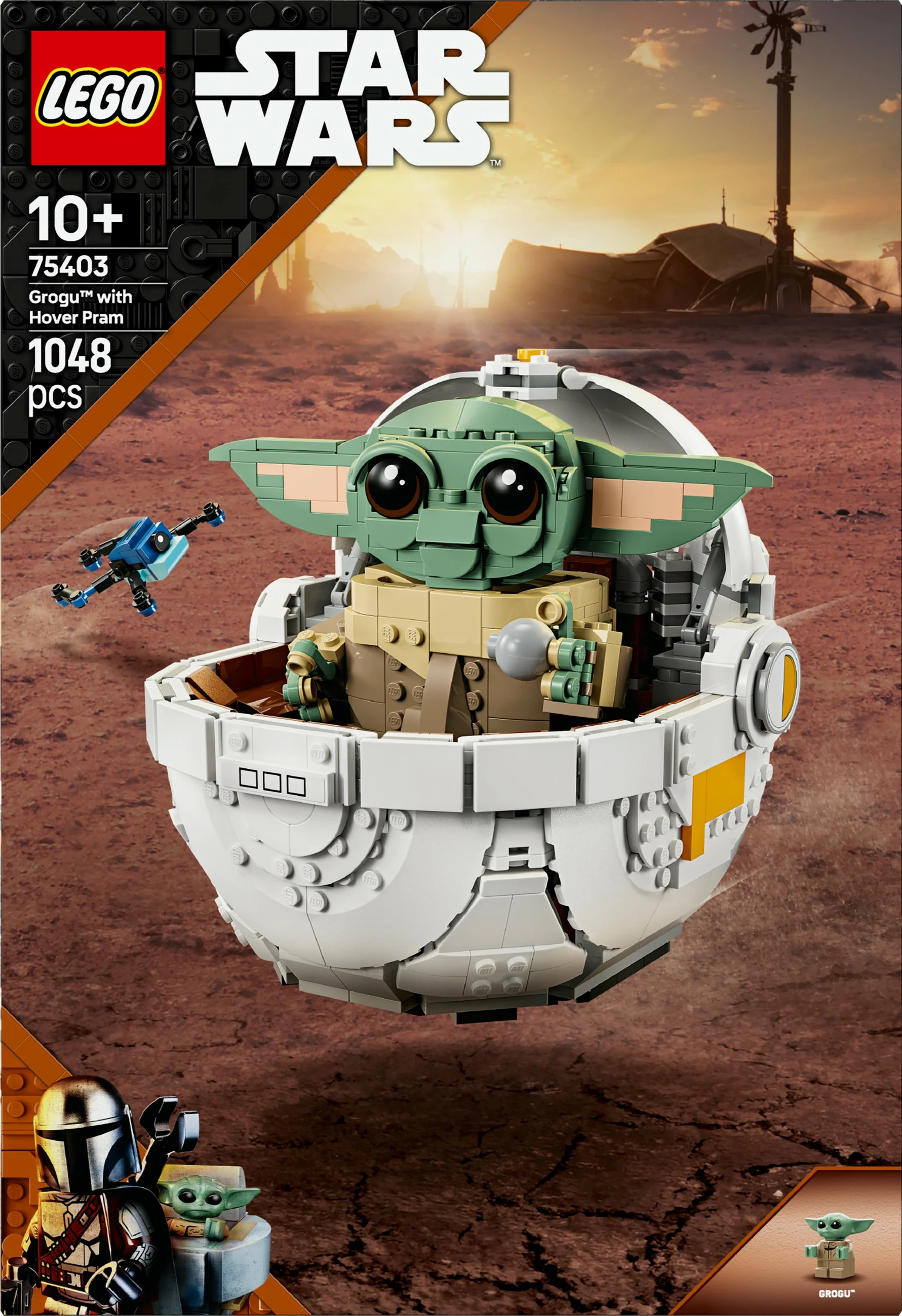 Komplet za sestavljanje Grogu LEGO Star Wars, večbarven