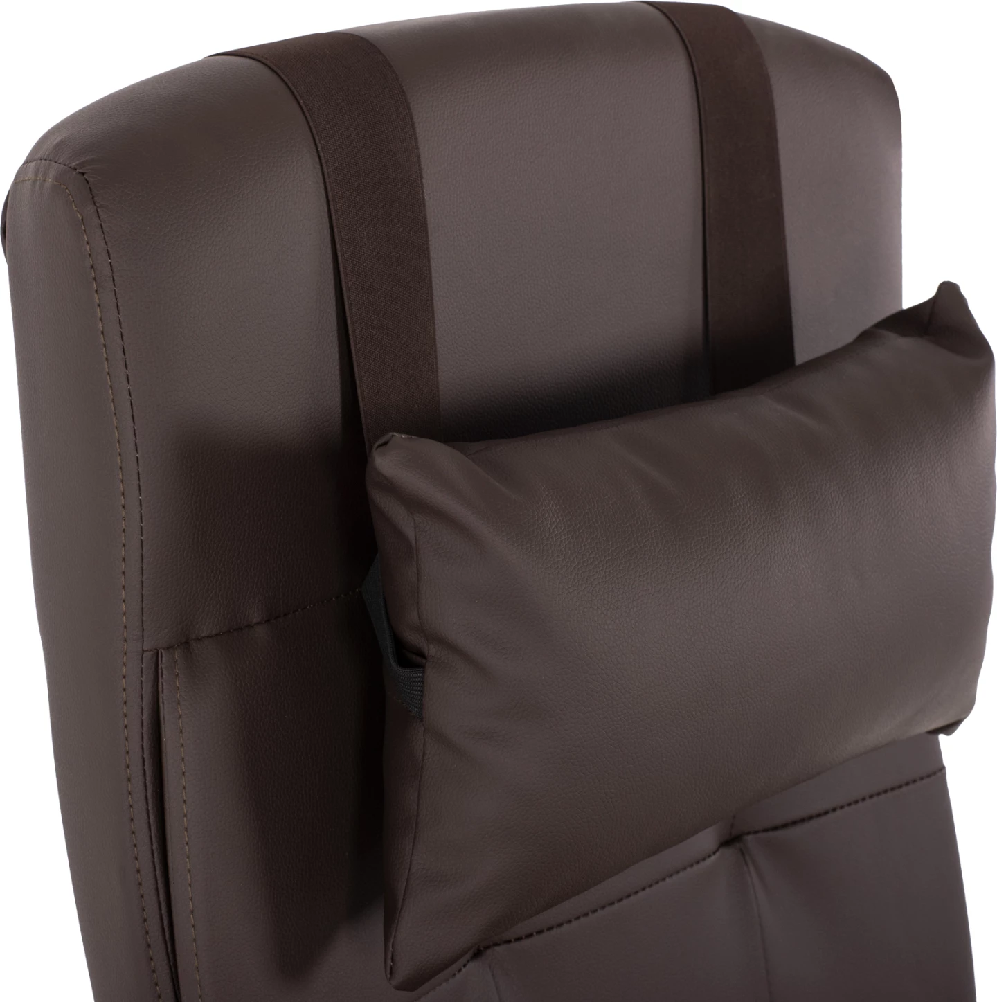 Izvršni pisarniški stol FH1057.19 rjav z zložljivim naslonom za noge 58x71x128Hcm