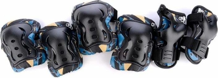 Zaščitni set za otroke Tempish, bel in črn