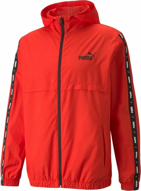 Lahka vetrovka Puma ESS+TAPE za moške, rdeča