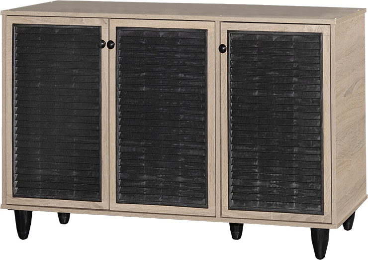 Omara za čevlje, Ronan, naravna barva, 105x35x66 cm