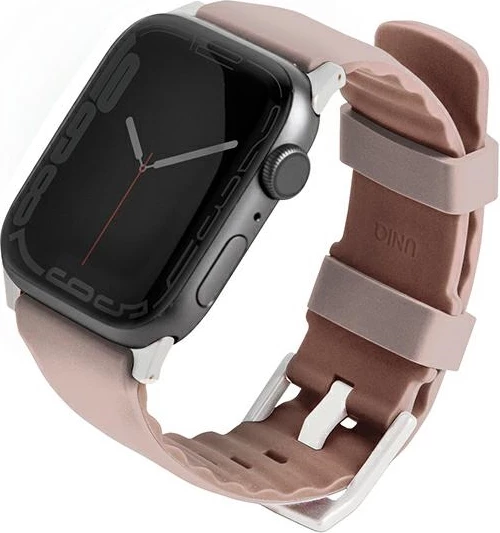 Silikonski pašček za Apple Watch, UNIQ Linus, 38/40/41 mm, roza