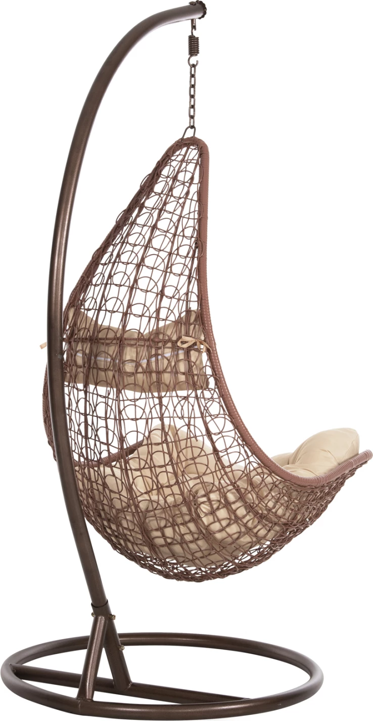 Viseče gnezdo MILLIE FH5996.05 kovinsko v rjavi barvi-sintetični ratan v rjavi Φ95x195Hcm