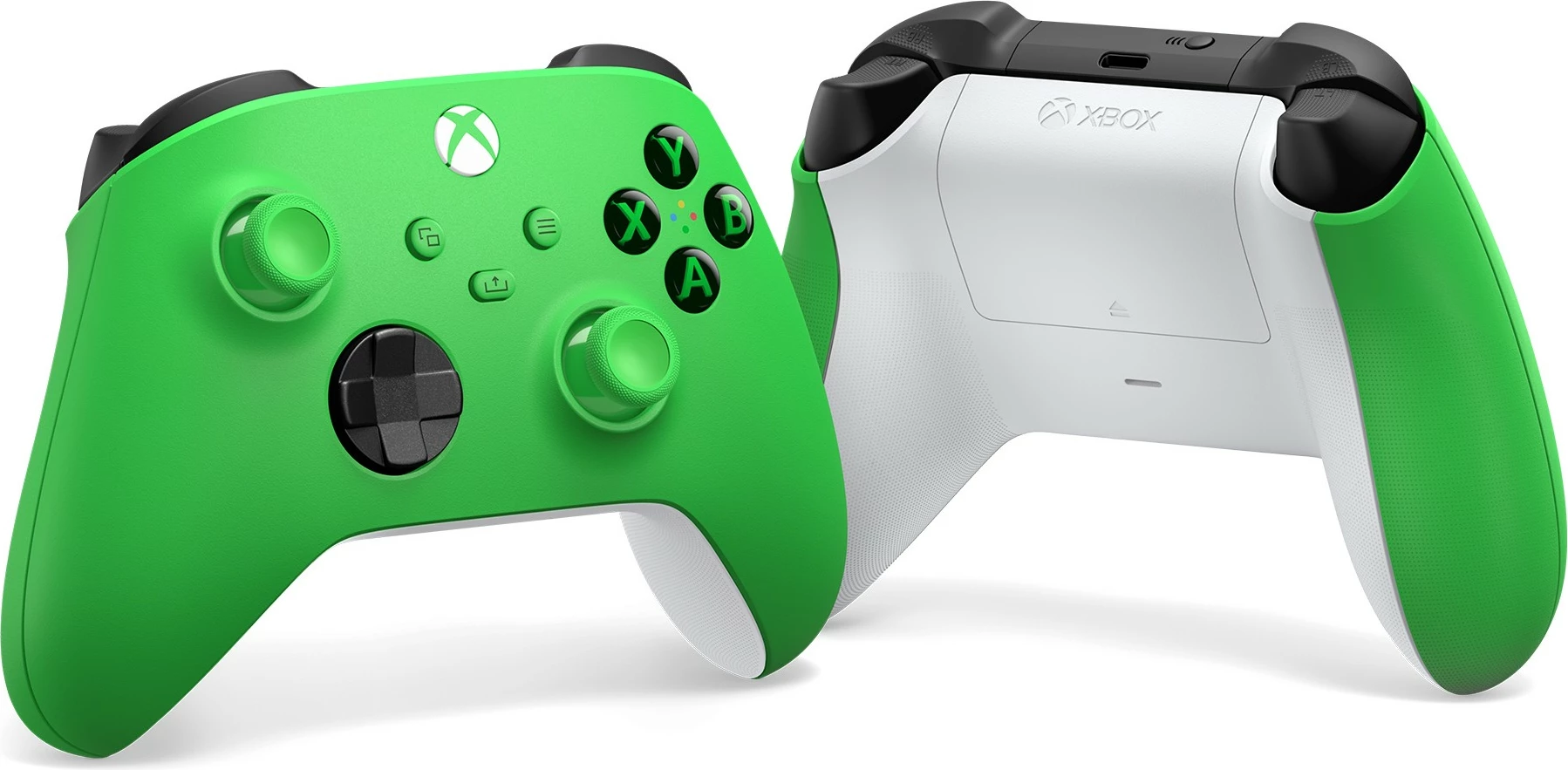 Gamepad brezžični Microsoft Xbox, Android, PC, Xbox One, Xbox Series S, Xbox Series X, iOS, D-pad, Bluetooth/USB, zelen