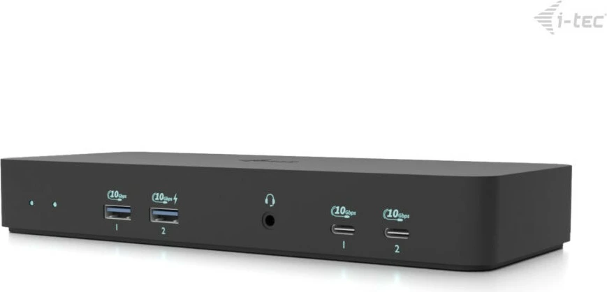 Docking postaja USB-C Intelligent Triple Display I-Tec, 1x HDMI, 2x DP, 1x GLAN, 2x USB-C, črna