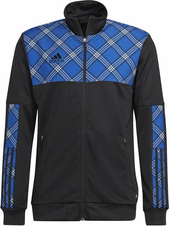 Športen duks adidas Tiro, črn in moder