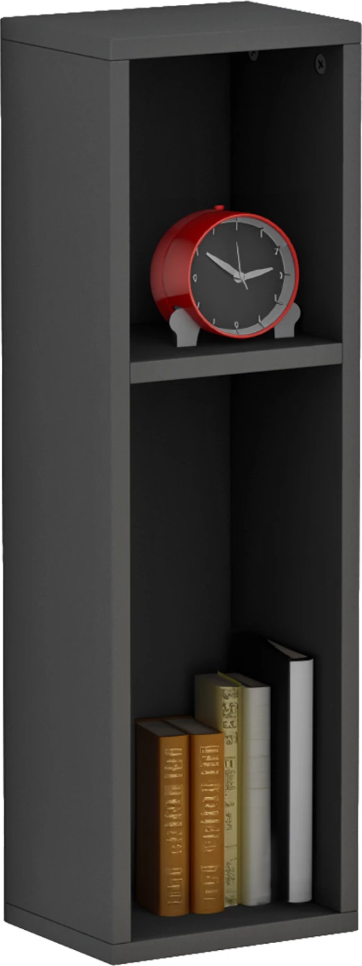 Stenski nočni omarica BONEN FH9070.20 melamin v sivi barvi 20x15x65H cm