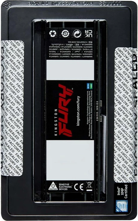 RAM pomnilnik Kingston FURY Renegade Pro, 128 GB (komplet 4x32 GB), DDR5, 6400 MT/s, ECC Reg, CL32, črn