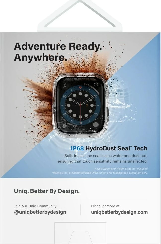Zaščitni ovitek za Apple Watch 42 mm UNIQ Nautic, prozoren