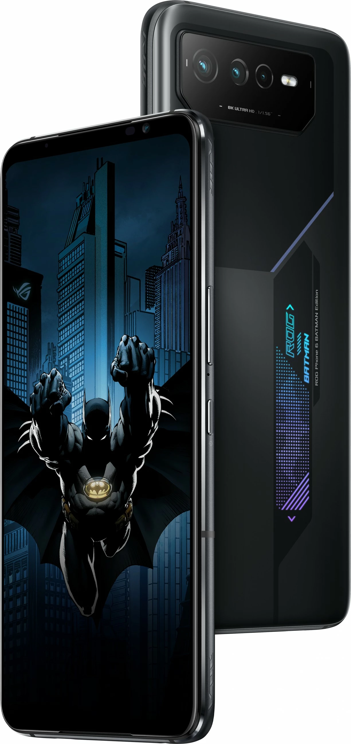 Mobilni telefon ROG Phone 6 BATMAN Edition ASUS, 12 GB, 256 GB, 50 MP, Android 12, črn