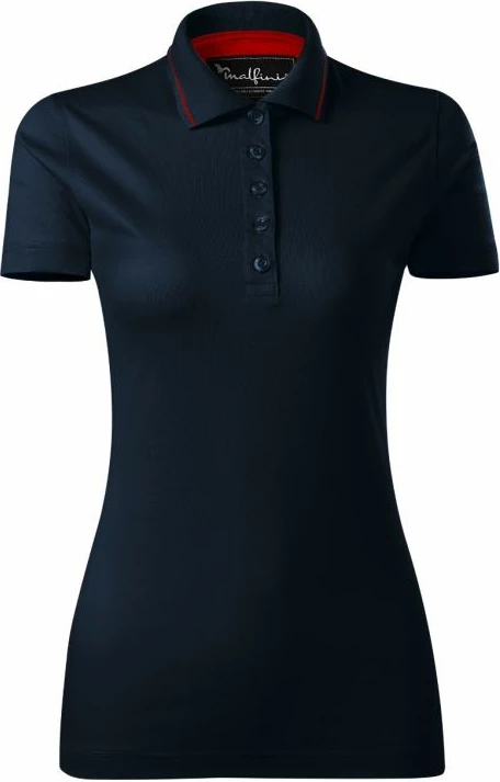 Polo majica za ženske Malfini, temno modra