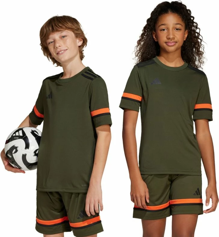 Otroška majica adidas, zelena