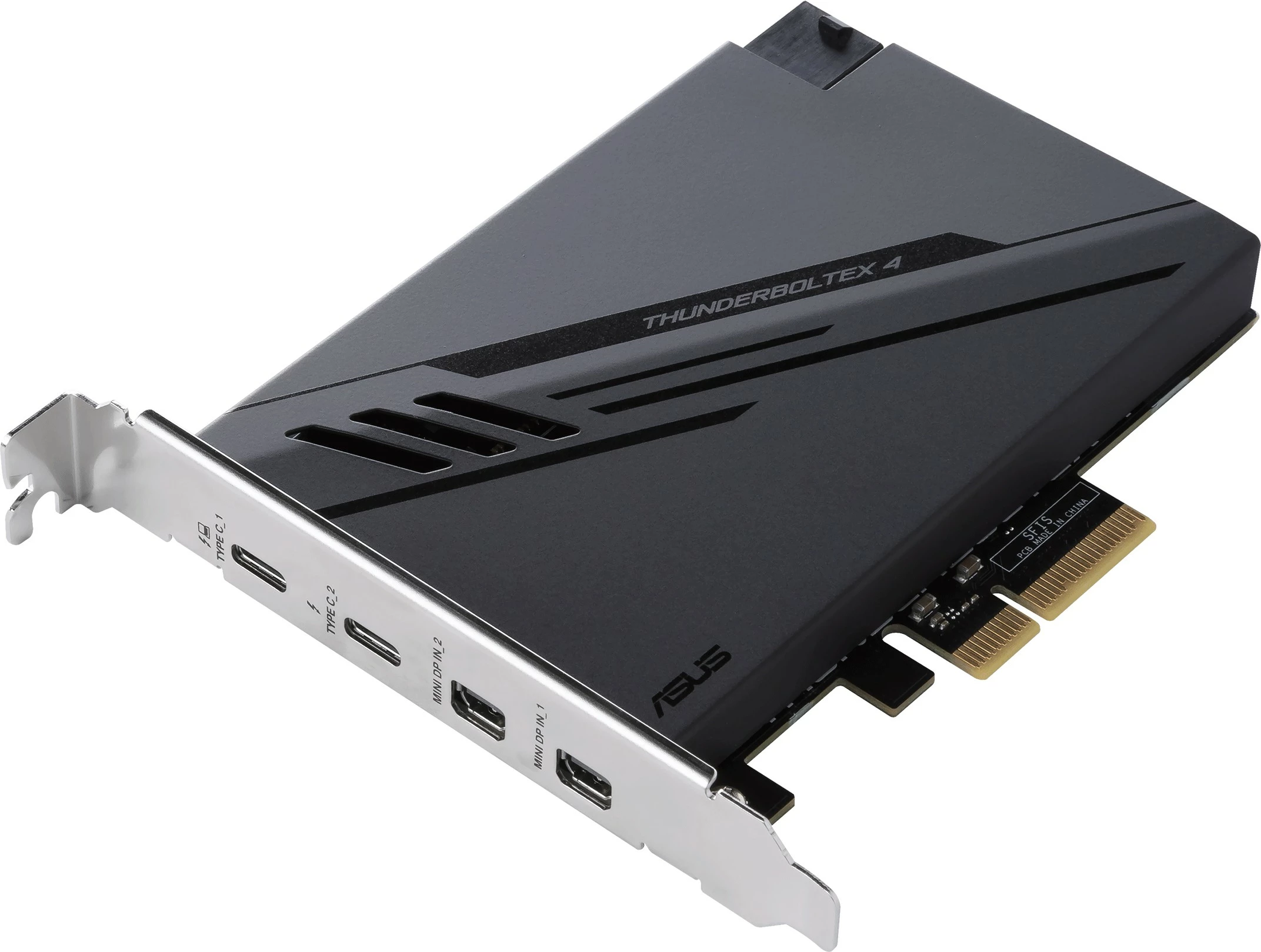 Razširitvena kartica ThunderboltEX 4, PCIe, Thunderbolt 4, USB 3.2 Gen 2, ASUS, črna