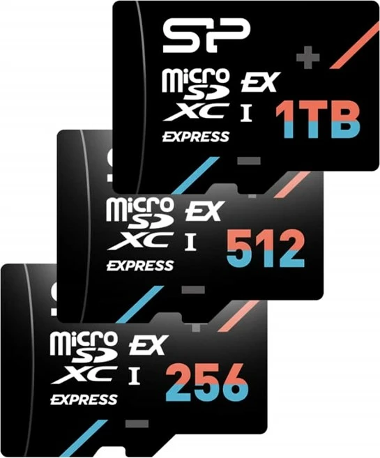 Pomnilniška kartica MicroSDXC 256 GB, črna, Silicon Power HYPERA